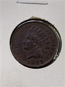 UNITED STATES 1889 INDIAN HEAD ONE CENT Very Good